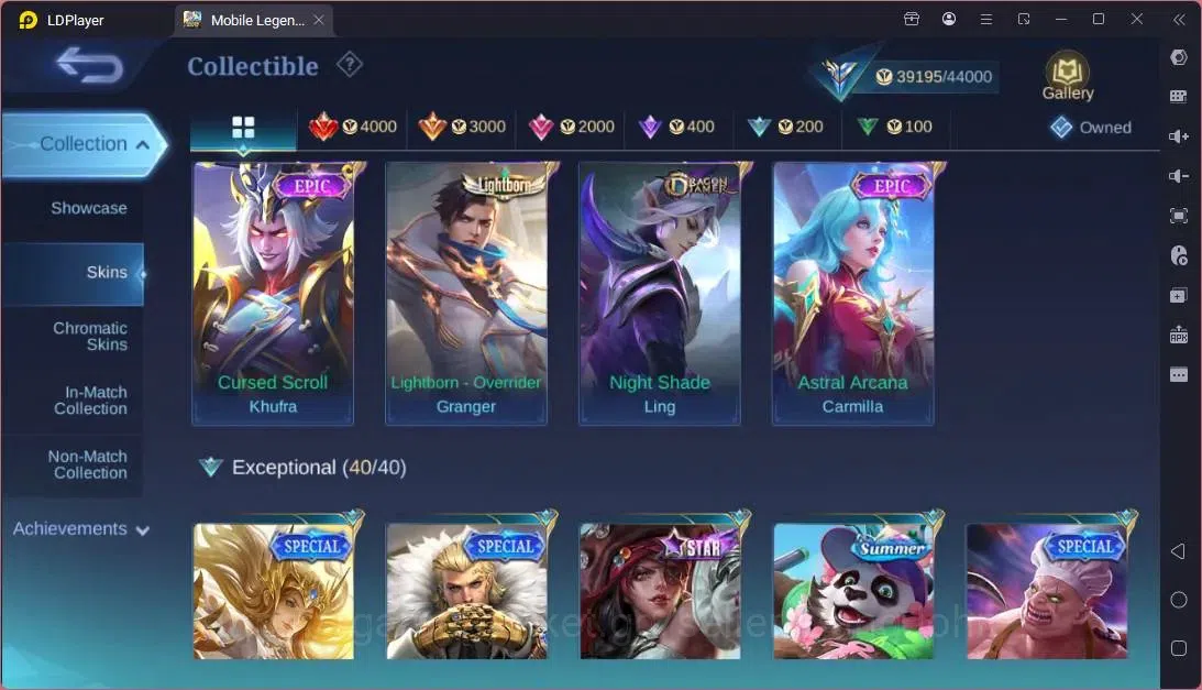 Mobile Legends: Bang Bang Accounts Global|Hero 132|Skin 196|Expert|Collab Karina KOF+ image 2