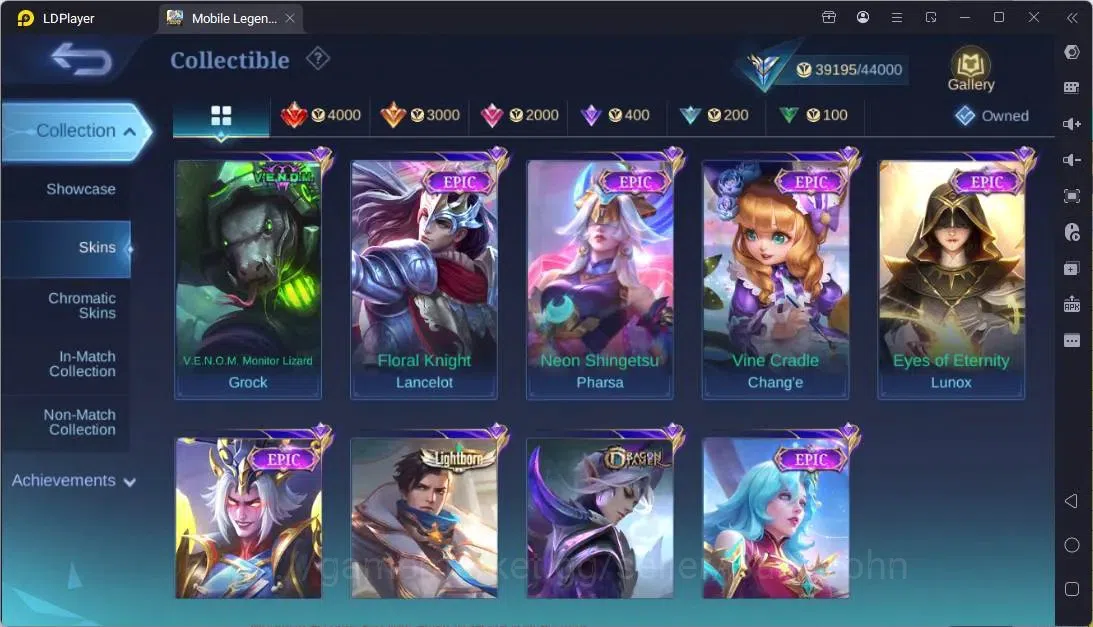 Mobile Legends: Bang Bang Accounts Global|Hero 132|Skin 196|Expert|Collab Karina KOF+ image 3