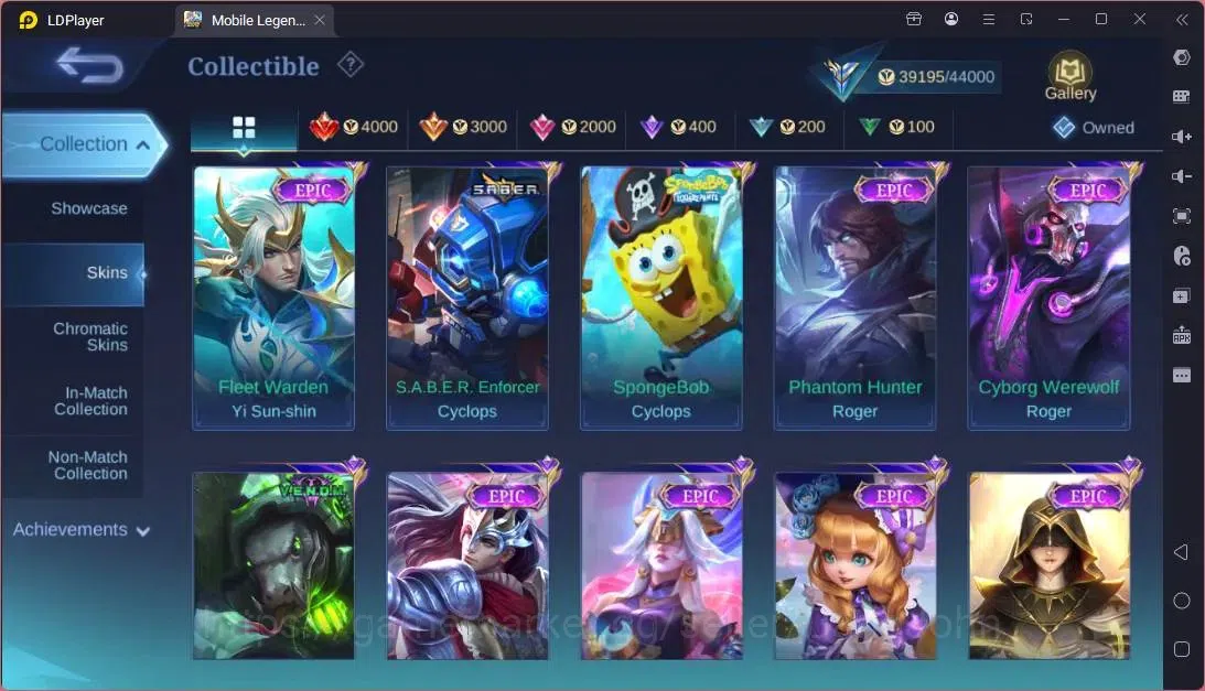 Mobile Legends: Bang Bang Accounts Global|Hero 132|Skin 196|Expert|Collab Karina KOF+ image 4