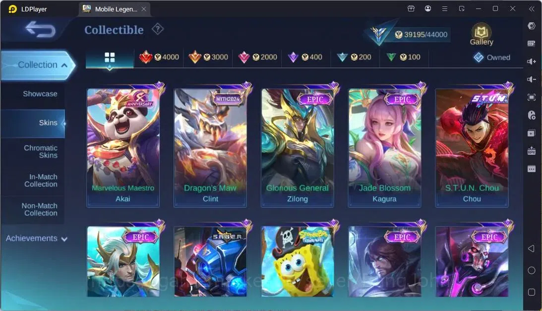 Mobile Legends: Bang Bang Accounts Global|Hero 132|Skin 196|Expert|Collab Karina KOF+ image 5
