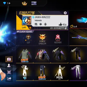 Free Fire Accounts INDONESIA - AKUN FF MURAH - EMOT GELAP 1 - MURAH BERKUALITAS