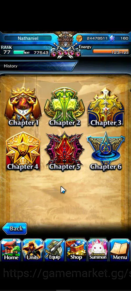 Grand Summoners Accounts Starter Global|Rank 77|9 Ascend|Summer MiyuTW,EmiyaTW,Fen,Chloe,Kingsoul Orvell,Summer Chloe,Homura 5