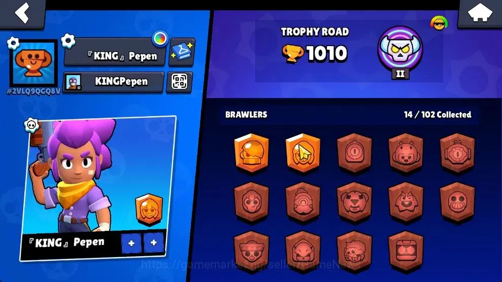 Brawl Stars Accounts 1010 Trophy|14 Brawlers 2 Max Lv [Edgar,Shelly]|1  image 10
