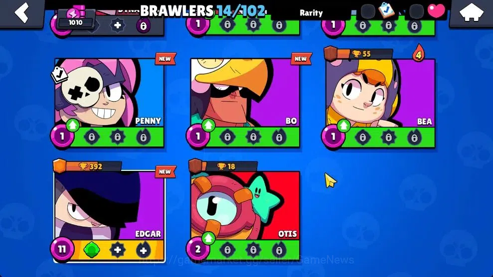 Brawl Stars Accounts 1010 Trophy|14 Brawlers 2 Max Lv [Edgar,Shelly]|1  image 5