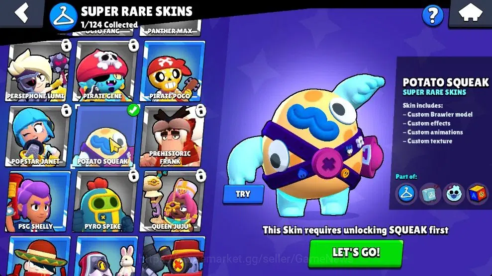 Brawl Stars Accounts 1010 Trophy|14 Brawlers 2 Max Lv [Edgar,Shelly]|1  image 8