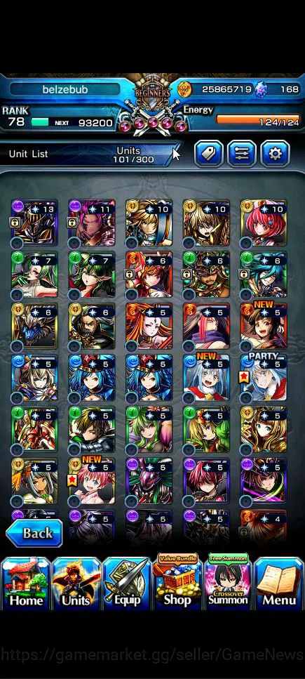 Grand Summoners Accounts Global|Rank 78|10 Ascend+5 TW|[Emiya,Chloe,S Rimur image 18