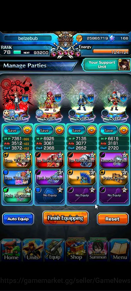 Grand Summoners Accounts Global|Rank 78|10 Ascend+5 TW|[Emiya,Chloe,S Rimur image 20