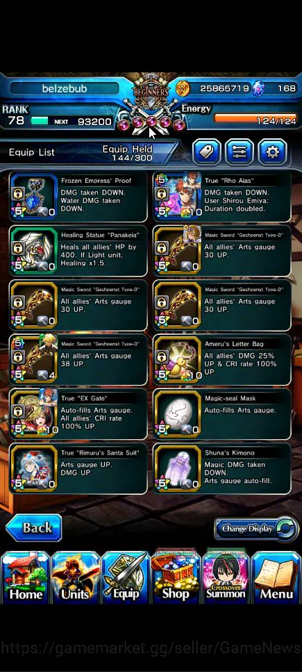 Grand Summoners Accounts Global|Rank 78|10 Ascend+5 TW|[Emiya,Chloe,S Rimur image 5
