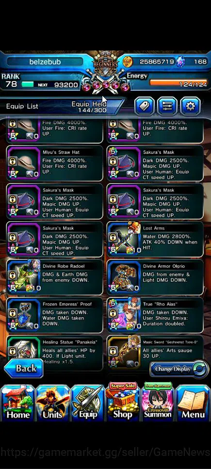 Grand Summoners Accounts Global|Rank 78|10 Ascend+5 TW|[Emiya,Chloe,S Rimur image 6