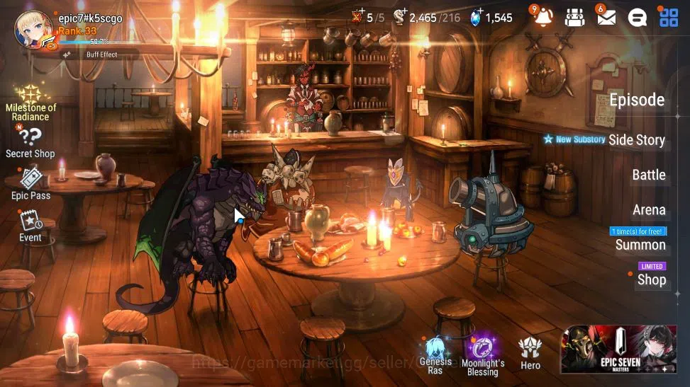 Epic Seven Accounts GLOBAL Unverif|4 ML(TE Kayron,Ab Yufine,Har Setti, image 1