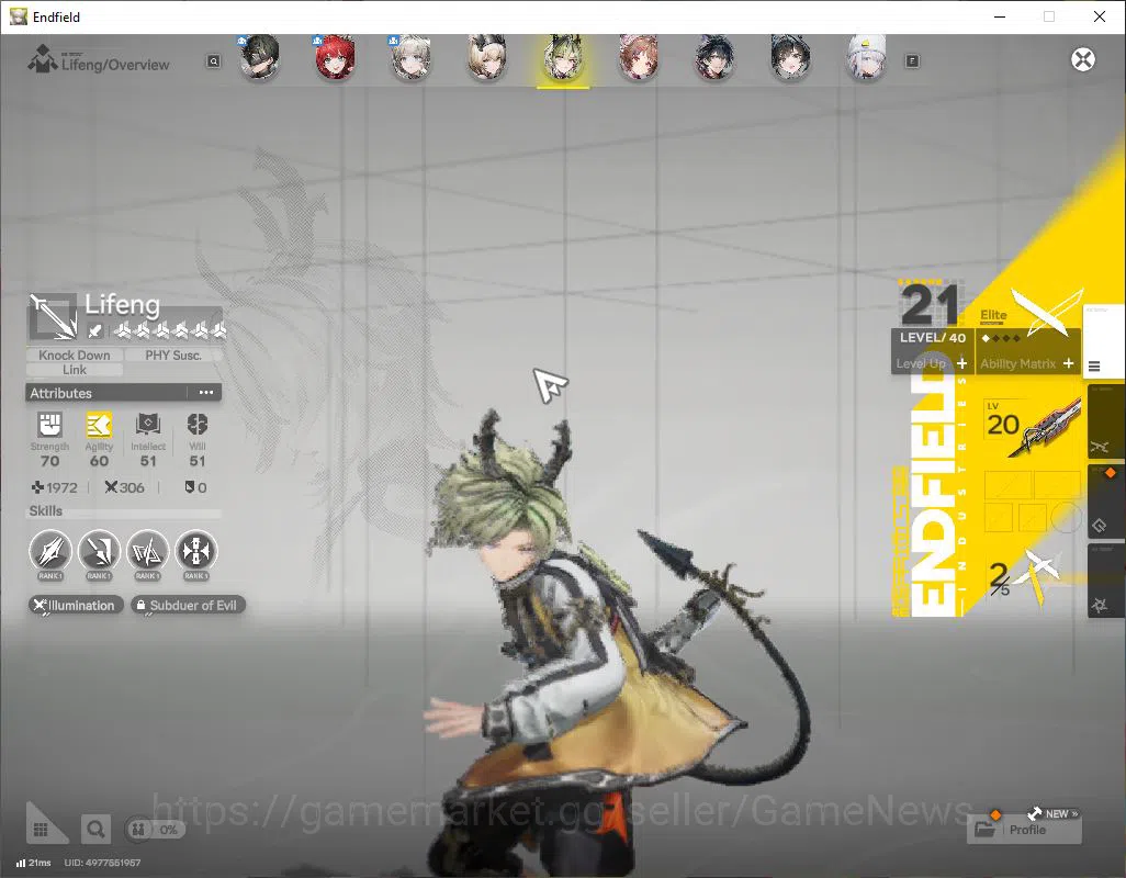 Arknights: Endfield Accounts ASIA|Lv45|Ready Gacha|SSR3(1Limit)+6(*6WP)|(Rossi, image 3