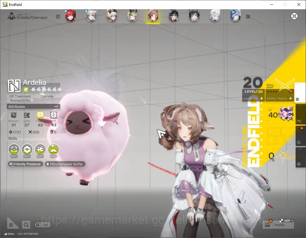 Arknights: Endfield Accounts ASIA|Lv45|Ready Gacha|SSR3(1Limit)+6(*6WP)|(Rossi, image 5