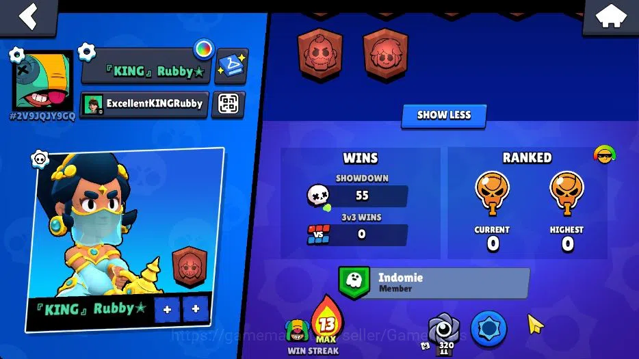 Brawl Stars Accounts 1011 Trophy|11K Bling|17 Brawlers 3 Max Lvl|Legend image 3