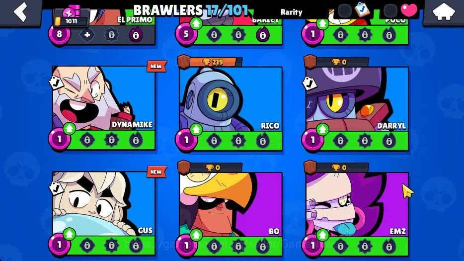 Brawl Stars Accounts 1011 Trophy|11K Bling|17 Brawlers 3 Max Lvl|Legend image 6