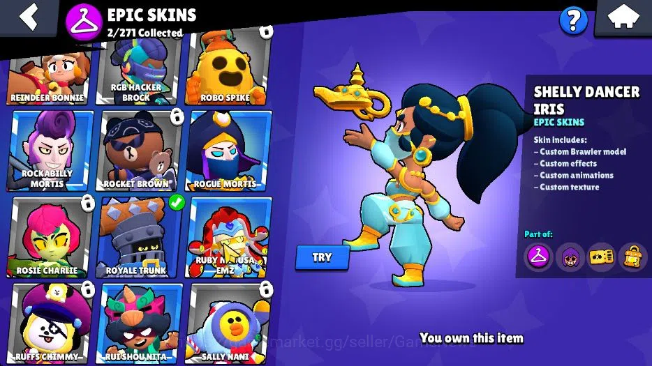 Brawl Stars Accounts 1011 Trophy|11K Bling|17 Brawlers 3 Max Lvl|Legend image 8