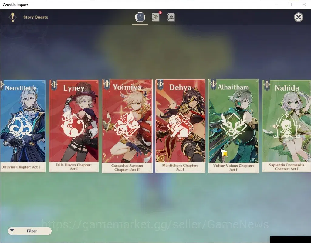 Genshin Impact Accounts ASIA|AR59|17 Limited+5(*5Wep)|Skirk,Linnea,Neuvile image 17