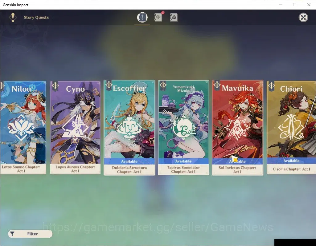 Genshin Impact Accounts ASIA|AR59|17 Limited+5(*5Wep)|Skirk,Linnea,Neuvile image 18