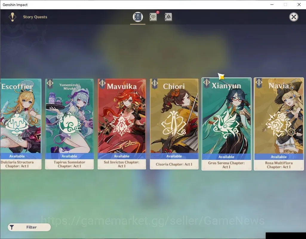 Genshin Impact Accounts ASIA|AR59|17 Limited+5(*5Wep)|Skirk,Linnea,Neuvile image 19