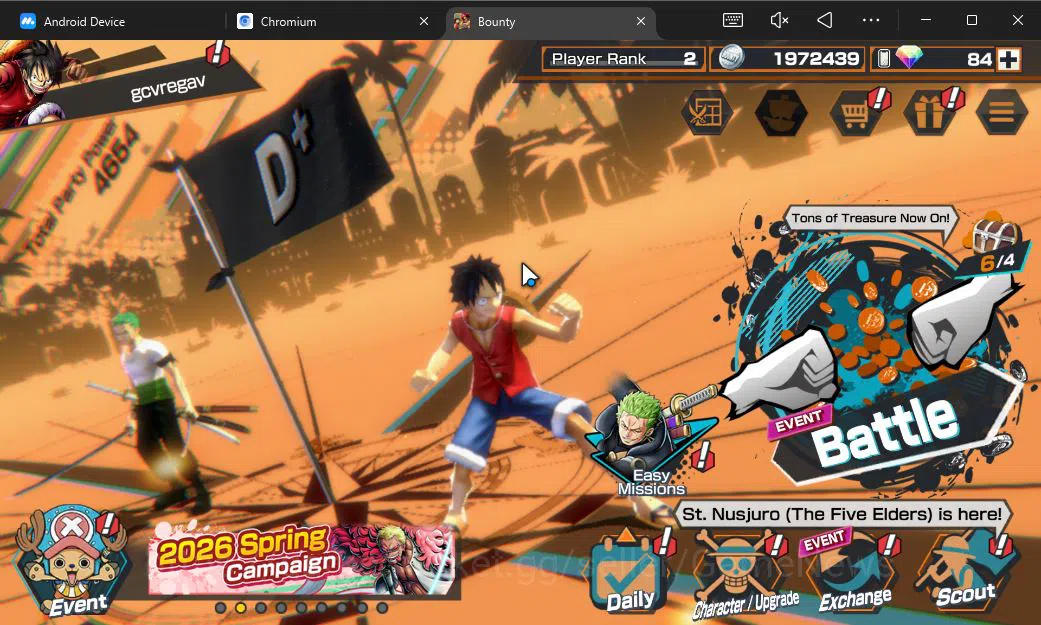 Global|5 EX|T5E St Ethanbaron V Nusjuro,FILM Shanks,DD Shanks,BP Kuzan,Seraphim SSnake|Rank 2|Bandai|Check SS(OPBR2184) One Piece Bounty Rush Starter Global|5 EX|T5E St Ethanbaron V Nusjuro,FILM Shank image 1