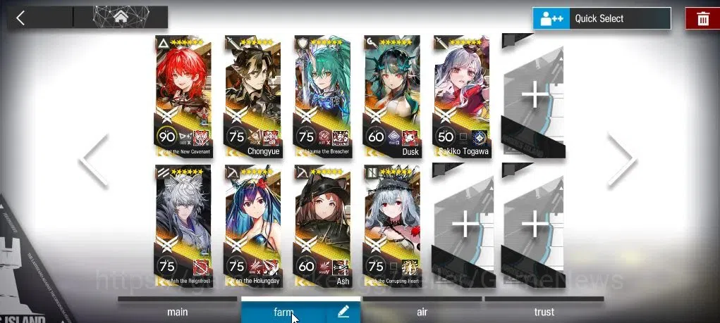 Arknights Accounts - Lv 91 278 Op 30 Skin 21 2k Oru | GameMarket.gg