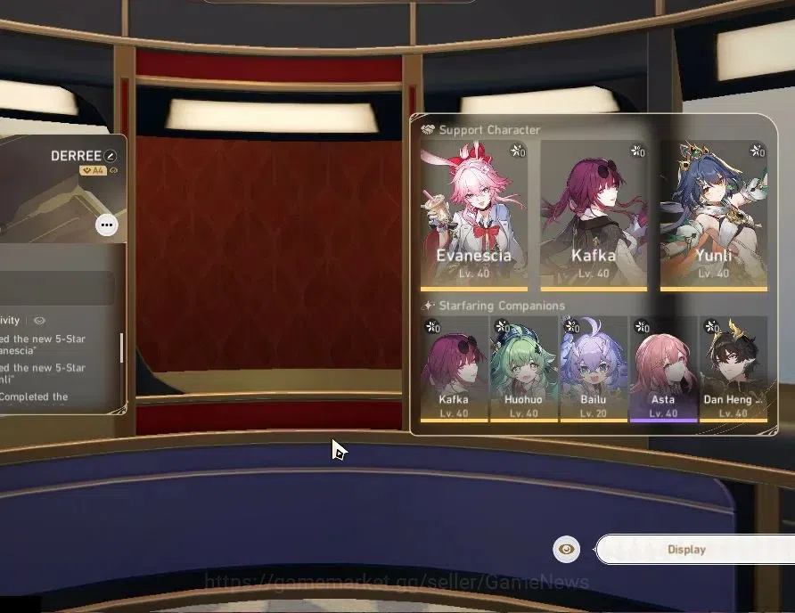 Honkai Star Rail Accounts Asia|TL 30|5 Limited|Evanescia,Dante,Huohuo,Topaz, image 2