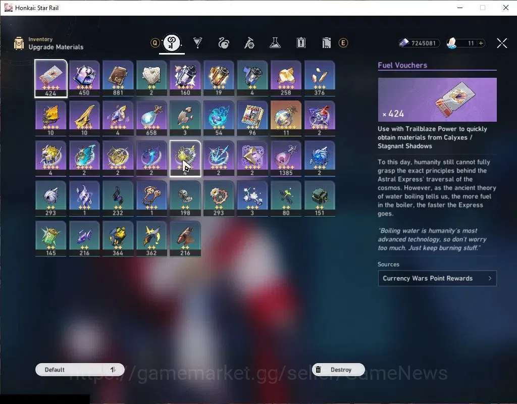 Honkai Star Rail Accounts Asia|TL 30|5 Limited|Evanescia,Dante,Huohuo,Topaz, image 6