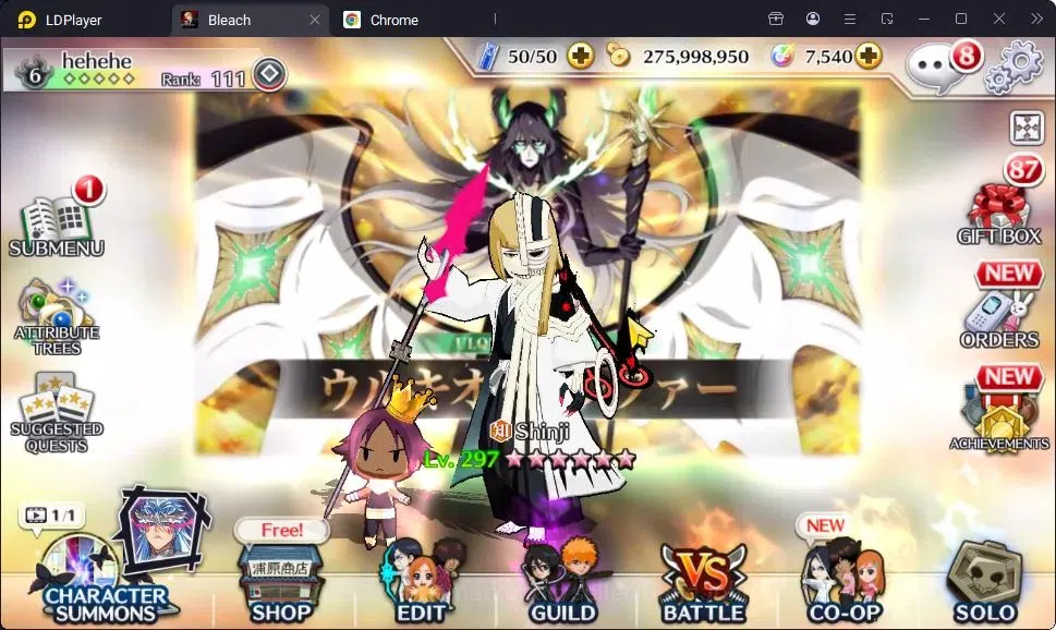 Bleach: Brave Souls Accounts Starter GLOBAL|1M BP+6k AccTicket|6MT|IchoigoDT|Orihime+GiselleSw26|KenpachiTYBW26|Yachiru 1