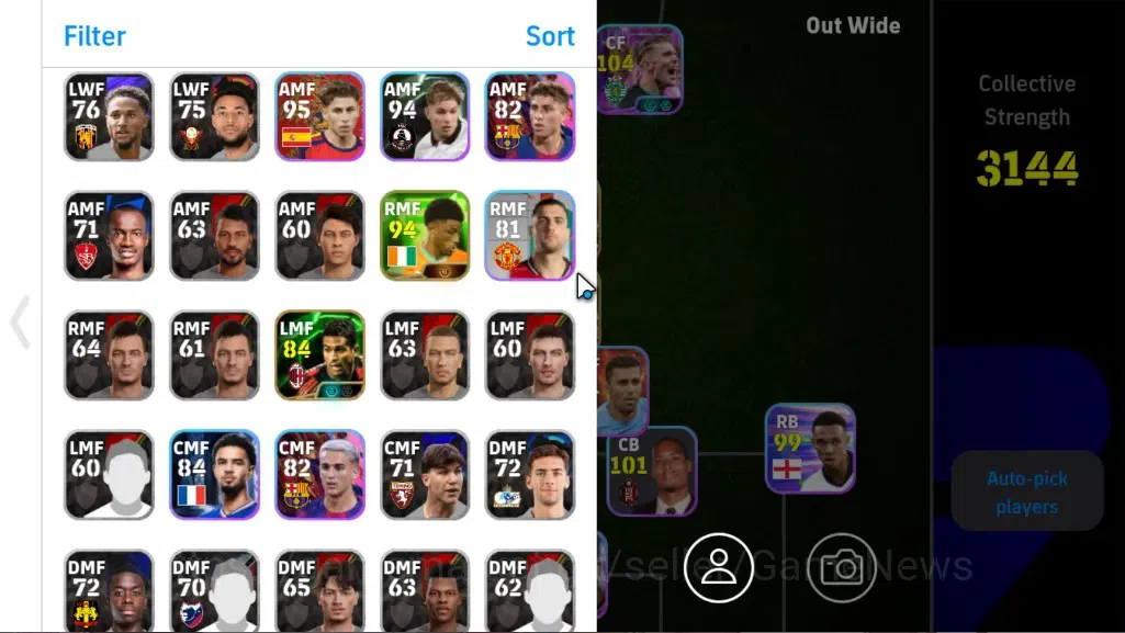 eFootball Accounts Android|Epic Paul Scholes,Park Ji-Sung,Steven Gerr image 3