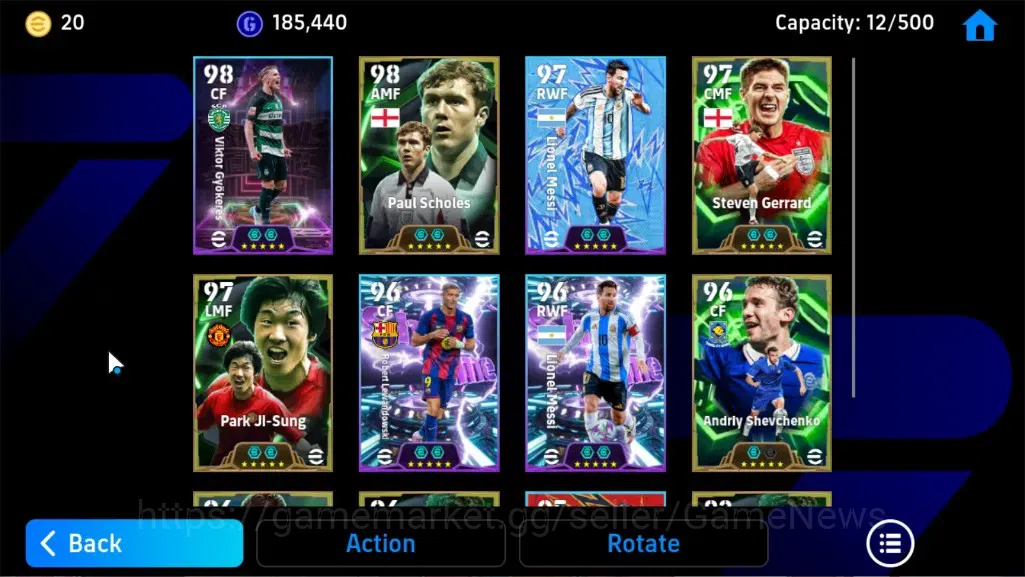eFootball Accounts Android|Epic Paul Scholes,Park Ji-Sung,Steven Gerr image 6