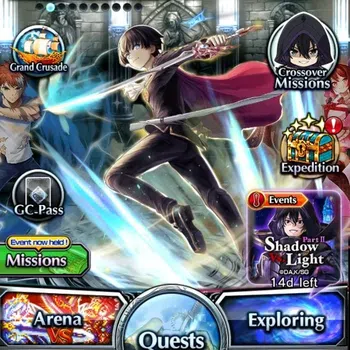 Grand Summoners Accounts End-Game Global|Rank 108|28 Ascend+4 TW|(S Emiya,Hart,LM Isliid,Sanosuke)+TW,UP Roy,S