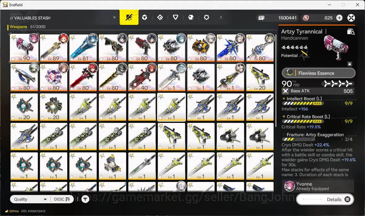 Arknights: Endfield Accounts ASIA|LVL 58,rossi,tangtang,tvonne sign,lasrite sig image 7
