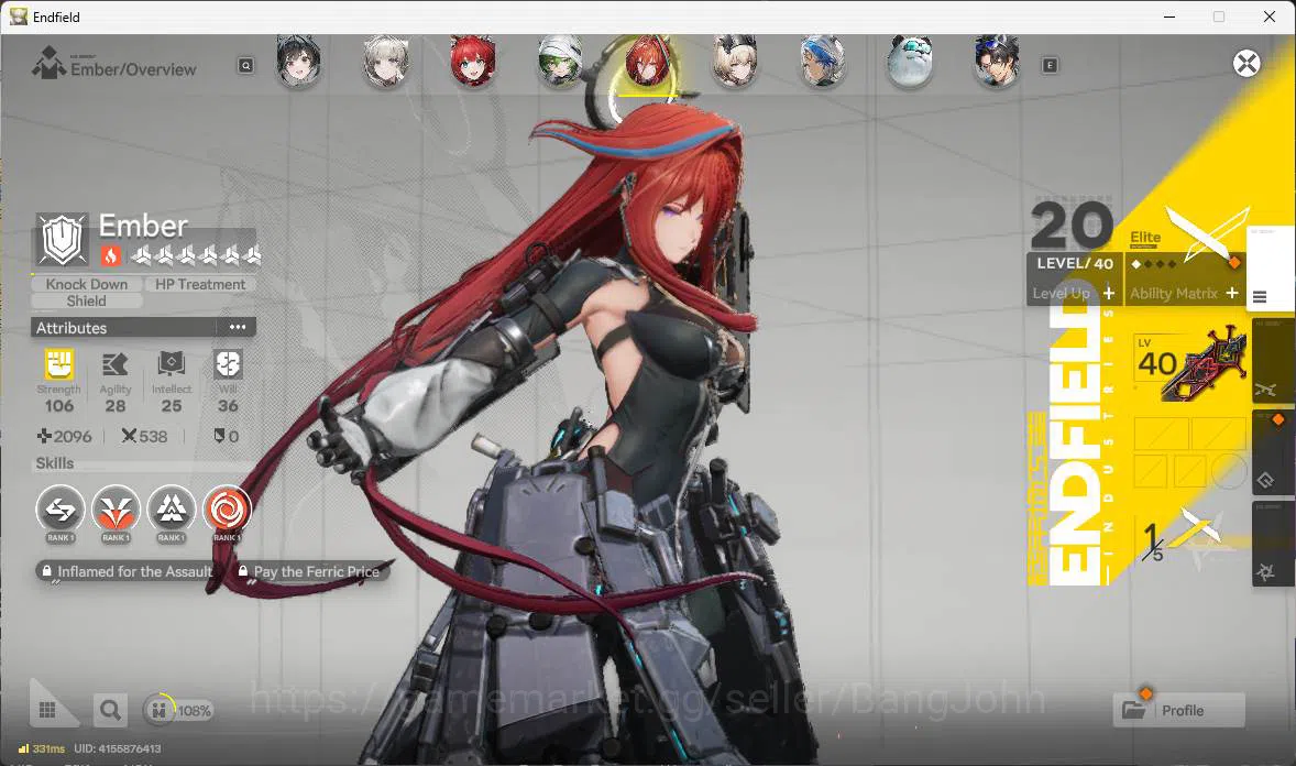 Arknights: Endfield Accounts ASIA|LVL 58,rossi,tangtang,tvonne sign,lasrite sig image 9