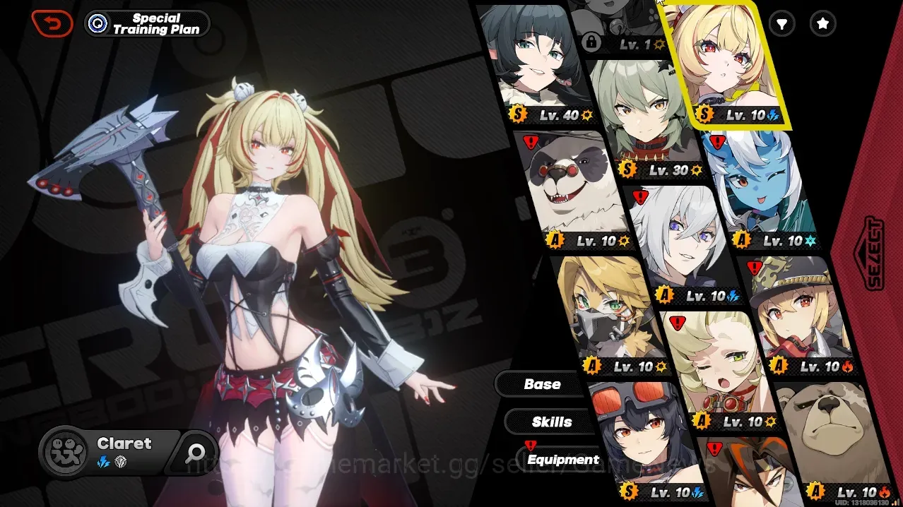 Zenless Zone Zero Accounts Others ASIA |IK 40|3 Limited|(Claret Flint, Jane Doe)+Signature,Caesar King +Std Grace 1