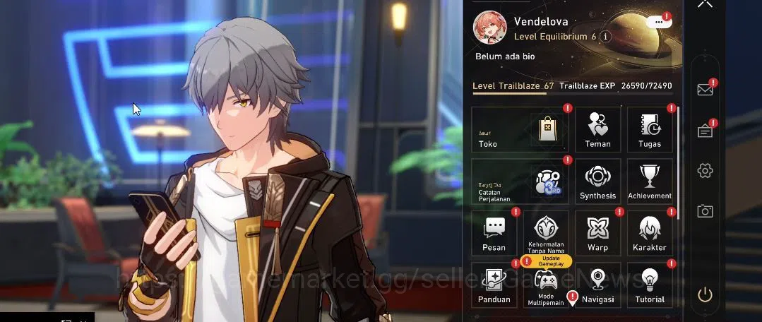 Honkai Star Rail Accounts Asia |TL 67|7 Limited|Asveil+Sign,Evernight+Sign,Y image 1