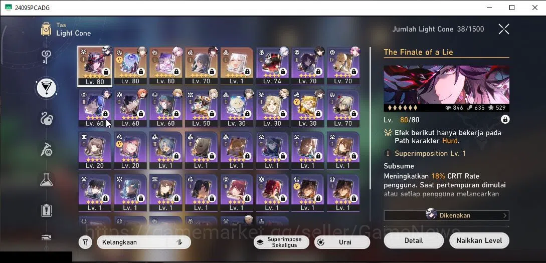 Honkai Star Rail Accounts Asia |TL 67|7 Limited|Asveil+Sign,Evernight+Sign,Y image 5