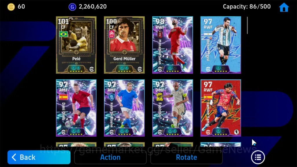 eFootball Accounts Android|Epic Pele,Gerd Muller,Oliver Kahn,Berbatov image 4