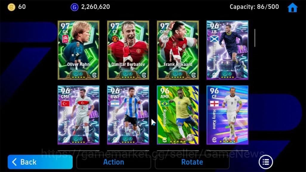 eFootball Accounts Android|Epic Pele,Gerd Muller,Oliver Kahn,Berbatov image 5