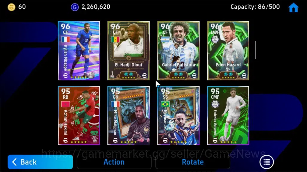 eFootball Accounts Android|Epic Pele,Gerd Muller,Oliver Kahn,Berbatov image 6