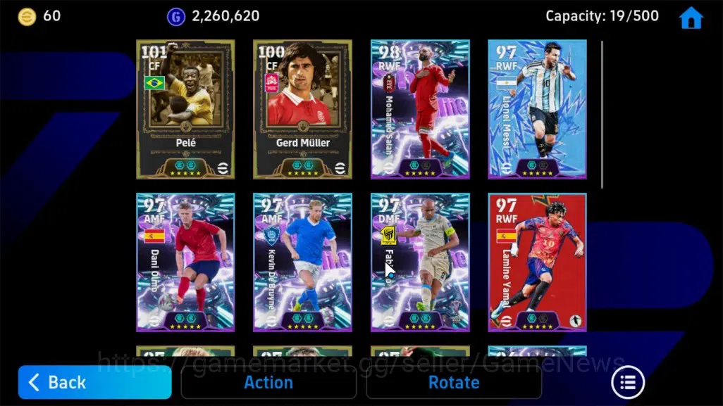eFootball Accounts Android|Epic Pele,Gerd Muller,Oliver Kahn,Berbatov image 7