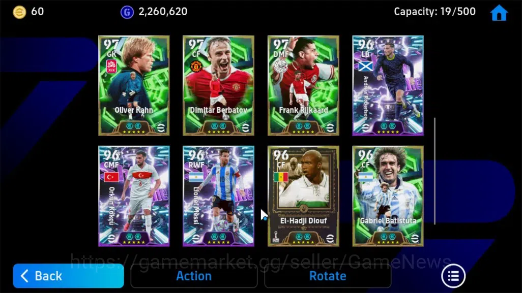 eFootball Accounts Android|Epic Pele,Gerd Muller,Oliver Kahn,Berbatov image 8