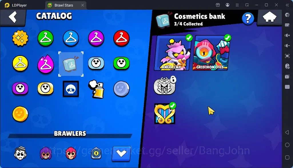 Brawl Stars Accounts Global |Trophy 1724 | Brawler 26| Skins 1 Mythic,6 Epic|Bling 8000|Protect Off|Check SS BRS304B 11