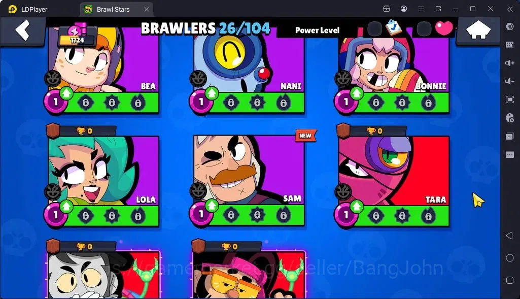 Brawl Stars Accounts Global |Trophy 1724 | Brawler 26| Skins 1 Mythic,6 Epic|Bling 8000|Protect Off|Check SS BRS304B 17