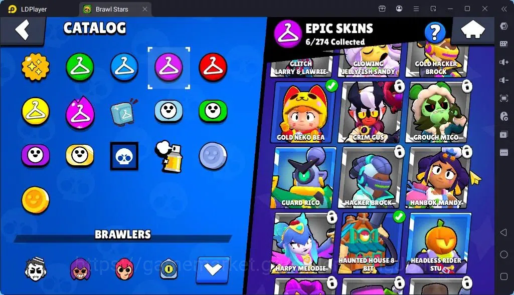 Brawl Stars Accounts Global |Trophy 1724 | Brawler 26| Skins 1 Mythic,6 Epic|Bling 8000|Protect Off|Check SS BRS304B 8