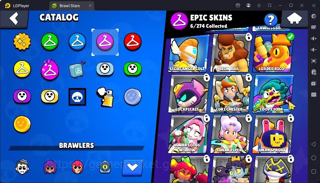 Brawl Stars Accounts Global |Trophy 1724 | Brawler 26| Skins 1 Mythic,6 Epic|Bling 8000|Protect Off|Check SS BRS304B 9