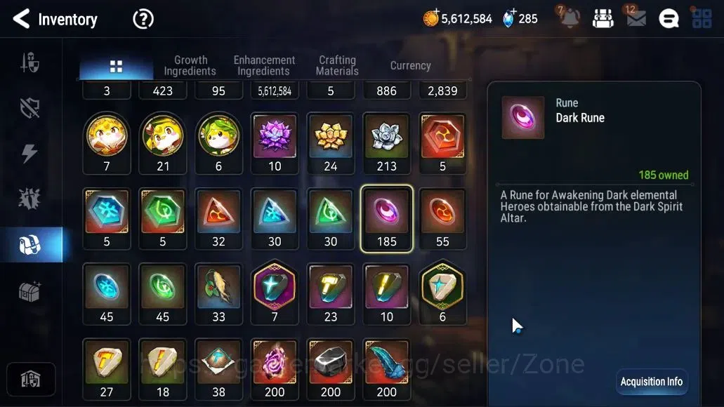 Epic Seven Accounts High-End Global Unverif|NewEra|4 ML(DP Aria,F Cecilia,D Lilibet,MA Ken)+Landy,Tenebria,Etc|Abyss F51|PoH 13