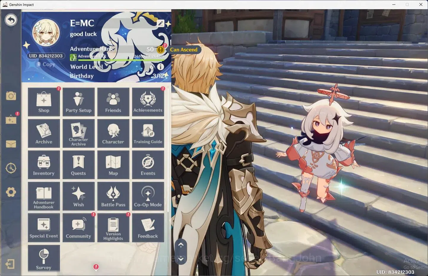 Genshin Impact Accounts ASIA |AR 50|8 Limit+3 Charstd|Limit(Ganyu+Sign,Var image 1