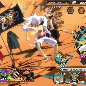 One Piece Bounty Rush Accounts High-End Global | EX 7|PR 11|Gol D. Roger,Sabo,Zephyr,St. Marcus Mars,Monkey D. Luffy,Edward