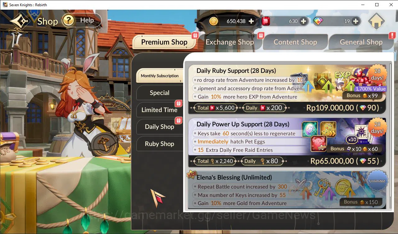 Seven Knights Re:Birth Accounts GLOBAL SEA|Full Ex-7k (JuriTC1,Fai,Melia,Gelidus,R image 6