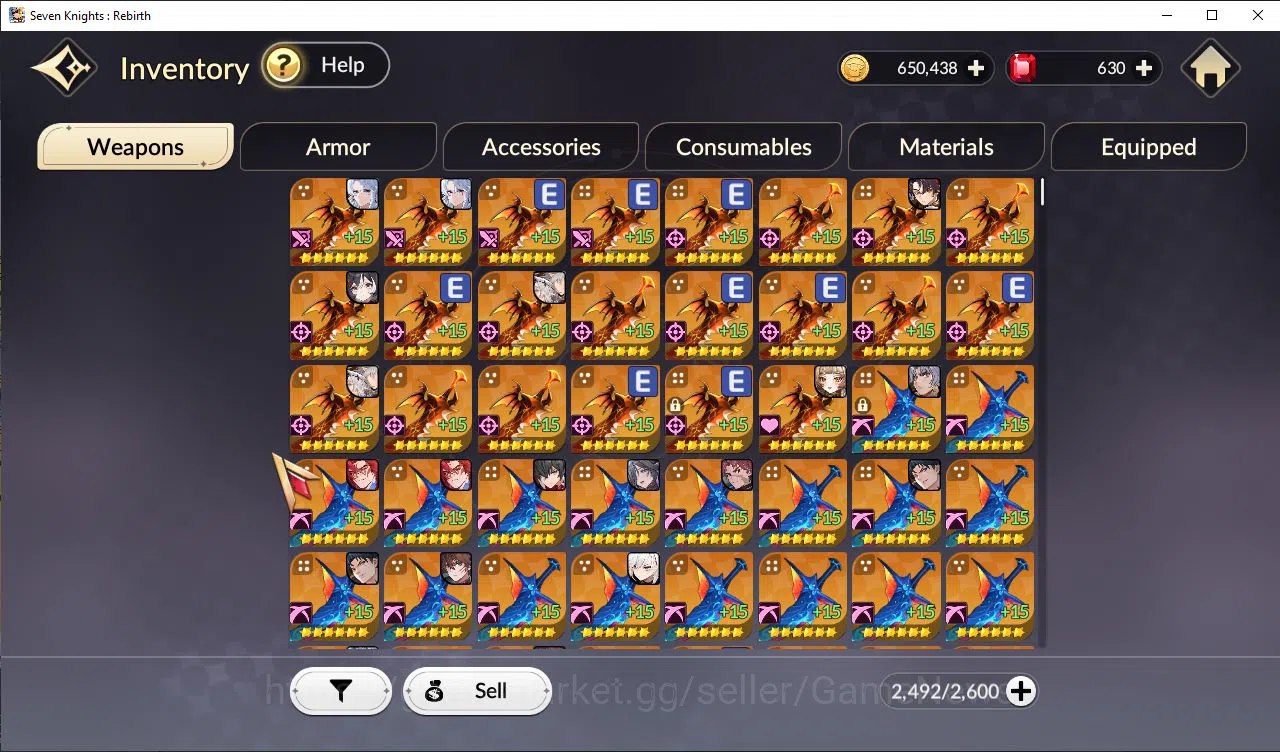 Seven Knights Re:Birth Accounts GLOBAL SEA|Full Ex-7k (JuriTC1,Fai,Melia,Gelidus,R image 9