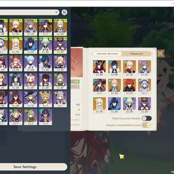 Genshin Impact Accounts Others Asia|AR 44|3 Limited (Chasca,Yelan,Kadehara Kazuha)|5 Staandard Character|Female MC|Take